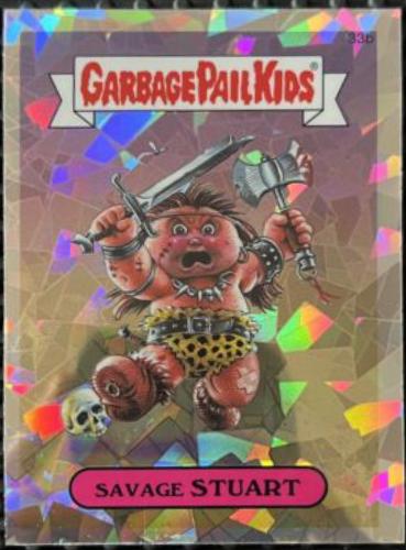 Savage STUART [Atomic] #33b 2013 Garbage Pail Kids Chrome