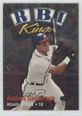 Andres Galarraga #27RK Baseball Cards 1999 Ultra R.B.I. Kings Prices