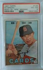 Ed Spiezio [Most of Spie Missing] Baseball Cards 1967 Topps Prices