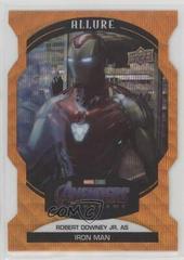 Robert Downey Jr. as Iron Man [Orange Die Cut] #100 Marvel 2022 Allure Prices