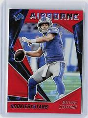 Matthew Stafford [Red] #AB17 Football Cards 2020 Panini Rookies & Stars Airborne Prices