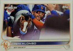 Pete Alonso [SP Variation] #191 Baseball Cards 2022 Topps Opening Day Prices