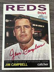 Jim Campbell [Red Ink] #JC Baseball Cards 2013 Topps Heritage Real One Autographs Prices