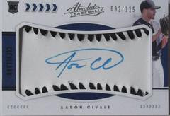 Aaron Civale [Material Signature Black] #139 Baseball Cards 2020 Panini Absolute Prices