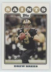 Drew Brees #1 Football Cards 2008 Topps Prices