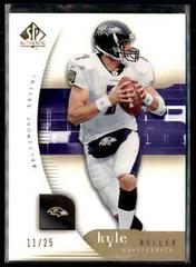 Kyle Boller [Gold] Football Cards 2005 SP Authentic Prices