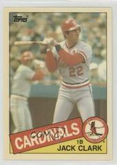 Jack Clark Baseball Cards 1985 Topps Traded Tiffany Prices
