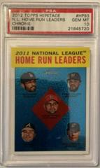 NL Home Run Leaders #HP93 Baseball Cards 2012 Topps Heritage Chrome Prices