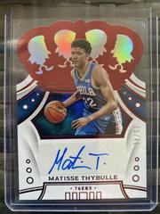 Matisse Thybulle [Red] Basketball Cards 2019 Panini Crown Royale Rookie Autographs Prices