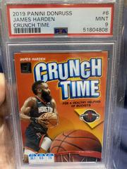 James Harden #6 Basketball Cards 2019 Panini Donruss Crunch Time Prices