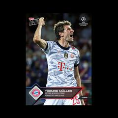 Thomas Muller #17 Soccer Cards 2021 Topps Now UEFA Champions League Prices
