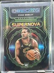 Evan Mobley [Green] Basketball Cards 2021 Panini Obsidian Supernova Prices