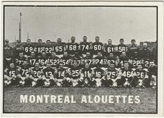 Montreal Alouettes Team #73 Football Cards 1961 Topps CFL Prices