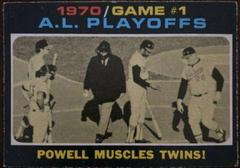 A. L. Playoff Game 1 #195 Baseball Cards 1971 O Pee Chee Prices