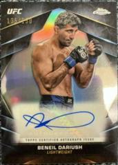 Beneil Dariush [Refractor] #CVA-BDA Ufc Cards 2024 Topps Chrome UFC Veteran Autograph Prices