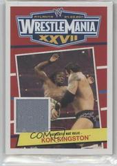 Kofi Kingston Wrestling Cards 2012 Topps Heritage WWE WrestleMania XXVII Mat Relics Prices
