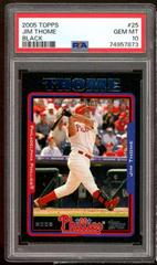 Jim Thome [Black] Baseball Cards 2005 Topps Prices