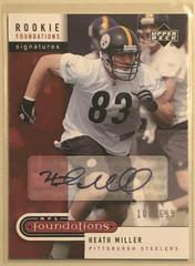 Heath Miller [Autograph] Football Cards 2005 Upper Deck Foundations Prices