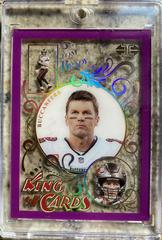 Tom Brady [Purple] #KC-2 Football Cards 2021 Panini Illusions King of Cards Prices