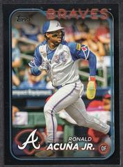 Ronald Acuna Jr. [Black] Baseball Cards 2024 Topps Prices