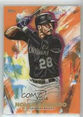 Nolan Arenado [Orange] #93 Baseball Cards 2020 Topps Inception Prices