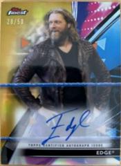 Edge [Gold] #RA-E Wrestling Cards 2021 Topps Finest WWE Roster Autographs Prices