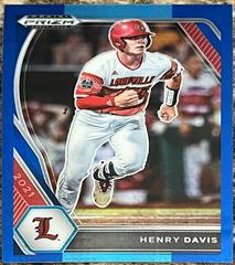 Henry Davis [Hyper Blue & Carolina Blue Prizm] #1 Baseball Cards 2021 Panini Prizm Draft Picks Prices