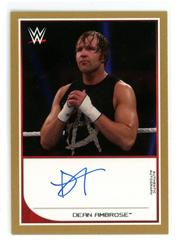 Dean Ambrose [Gold] Wrestling Cards 2016 Topps WWE Autographs Prices