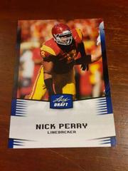 Nick Perry [Blue Border] #38 Football Cards 2012 Leaf Draft Prices