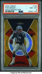 Tom Brady [Gold Refractor] Football Cards 2005 Topps Finest Prices