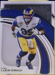 Aaron Donald #49 Football Cards 2022 Panini Immaculate Collection Prices