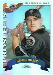 Justin Huber [Refractor] #T151 Baseball Cards 2002 Topps Chrome Traded Prices