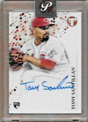 Tony Santillan [Refractor] #PA-TS Baseball Cards 2022 Topps Pristine Autographs Prices