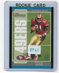 Frank Gore [1st Edition] #130 Football Cards 2005 Bowman Prices