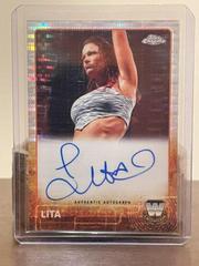Lita [Pulsar] Wrestling Cards 2015 Topps Chrome WWE Autographs Prices
