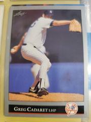 Greg Cadaret Baseball Cards 1992 Leaf Prices