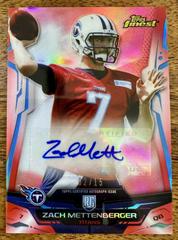 Zach Mettenberger [Autograph Red Refractor] #111 Football Cards 2014 Topps Finest Prices