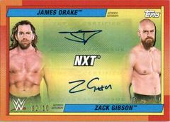 James Drake, Zack Gibson [Red] #DA-GYV Wrestling Cards 2021 Topps Heritage WWE Dual Autographs Prices