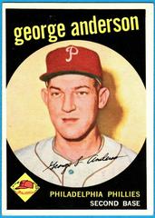 George Anderson Baseball Cards 1959 Topps Prices