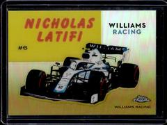 Nicholas Latifi [Gold] #54W-35 Racing Cards 2020 Topps Chrome Formula 1 1954 World on Wheels Prices