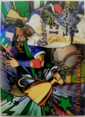 Ronald Acuna Jr. [Green] Baseball Cards 2022 Stadium Club Chrome Trophy Hunters Prices