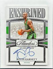 Kevin Garnett #3 Basketball Cards 2022 Panini Flawless Enshrined Signature Prices