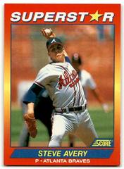 Steve Avery #34 Baseball Cards 1992 Score Superstars Prices