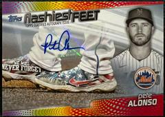 Pete Alonso [Autograph] #FF-13 Baseball Cards 2022 Topps Flashiest Feet Prices