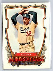 Sandy Koufax Baseball Cards 2013 Topps Allen & Ginter Across the Years Prices