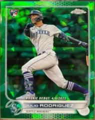 Julio Rodriguez [Green] #US62 Baseball Cards 2022 Topps Chrome Update Sapphire Prices