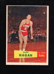 Cliff Hagan #37 Basketball Cards 1957 Topps Prices