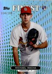 Michael Wacha [Green Refractor] #3 Baseball Cards 2013 Finest Prices