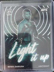 Beneil Dariush [White Sparkle] #21 Ufc Cards 2023 Panini Donruss Optic UFC Light It Up Prices