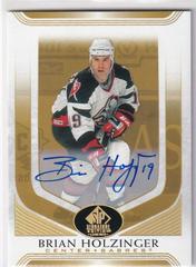 Brian Holzinger [Gold Spectrum Autograph] Hockey Cards 2020 SP Signature Edition Legends Prices